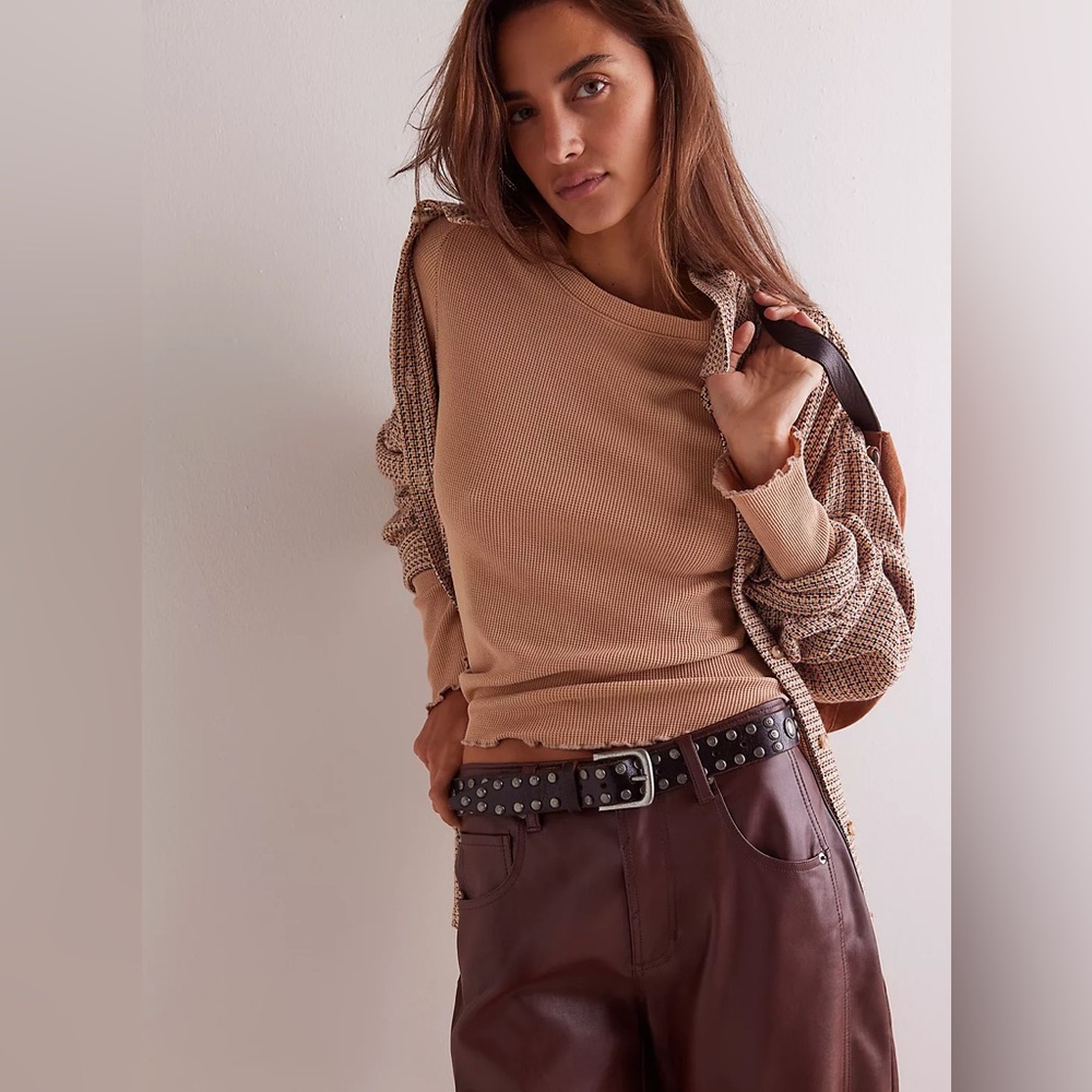 We The Free Easy Does It Tee - Cuban Sand - Picture 5 of 5